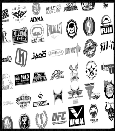 Nadruk MMA identity - Przód