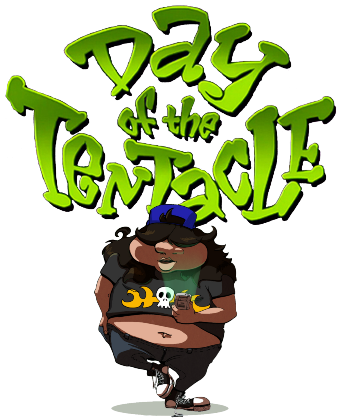 Nadruk day of the tentacle - Przód