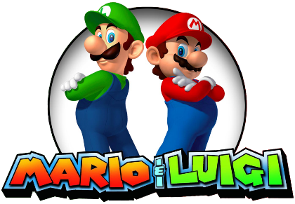 Nadruk Mario and Luigi - Przód