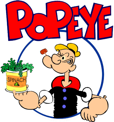 Nadruk Popeye - Przód