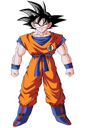 Nadruk Goku - Przód