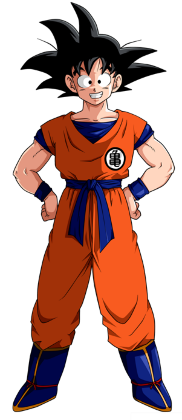 Nadruk Goku - Przód