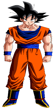 Nadruk Goku - Przód