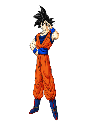 Nadruk Goku - Przód