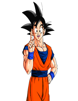 Nadruk Goku - Przód