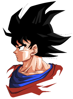 Nadruk Goku - Przód