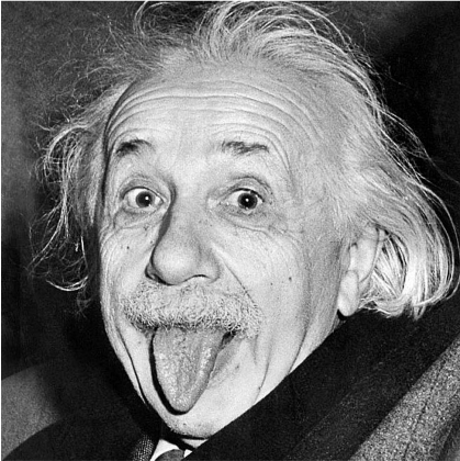 Nadruk Albert Einstein - Przód