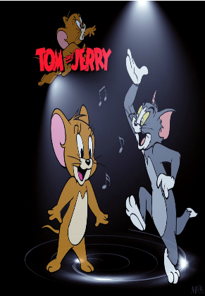 Nadruk tom&jerry - Przód