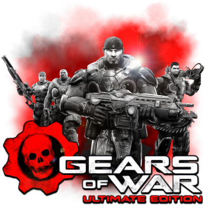 Nadruk gears of war - Przód