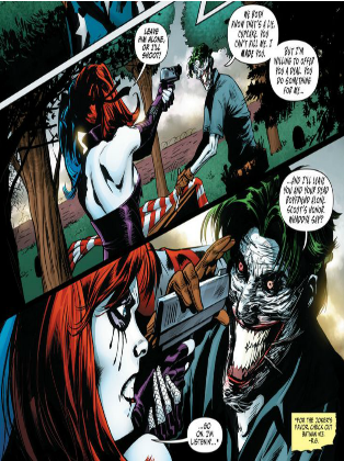 Nadruk Joker + Harley Quinn - Przód