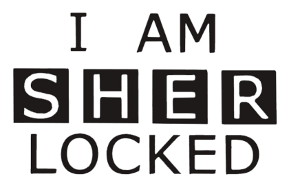 Nadruk I Am Sherlocked - Przód