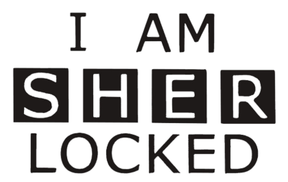 Nadruk I Am Sherlocked - Przód