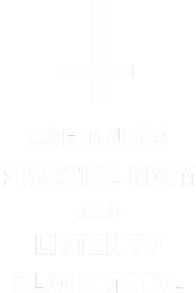 Nadruk USE DRUGS PRACTICE BDSM - Przód