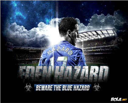 Nadruk Eden Hazard #2 - Przód