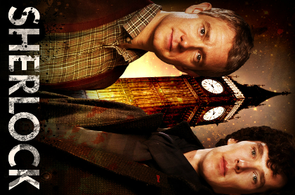Nadruk Sherlock & Watson - Przód