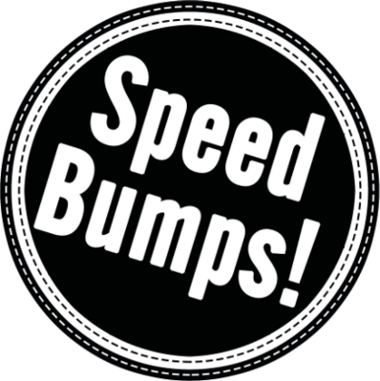 Nadruk I Love Speed Bumps - Przód
