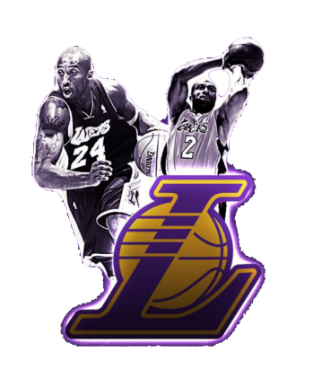 Nadruk NBA Lakers - Przód