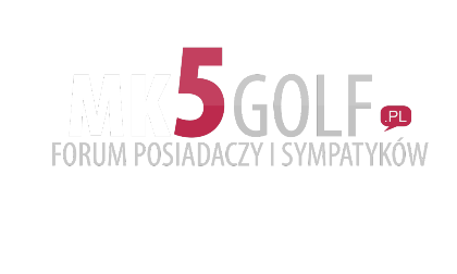Nadruk MK5GOLF - Czarna - Męska - Przód