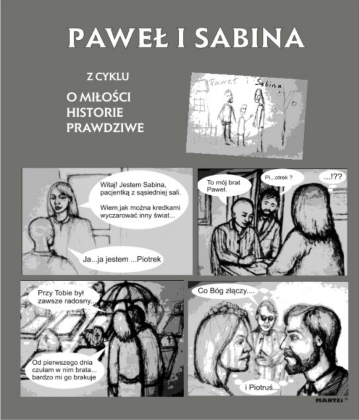Nadruk Paweł i Sabina - Projekt Społeczny UMK Toruń - Przód