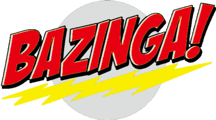 Nadruk Bazinga! - Przód