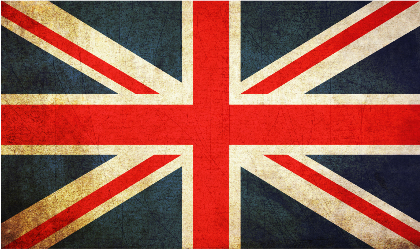 Nadruk Flaga brytyjska 4 - Przód