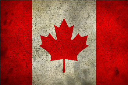 Nadruk Flaga Kanady 2 - Przód