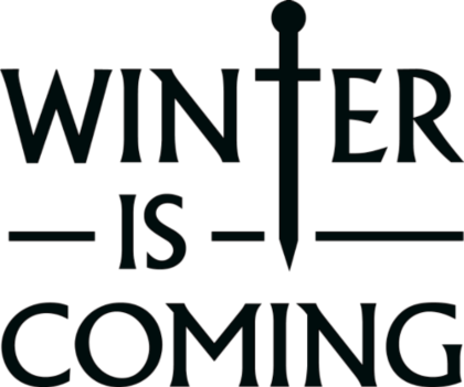 Nadruk Winter Is Coming - Przód