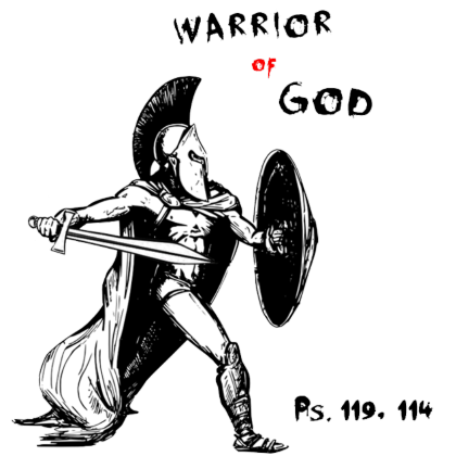 Nadruk Warrior of God - Przód
