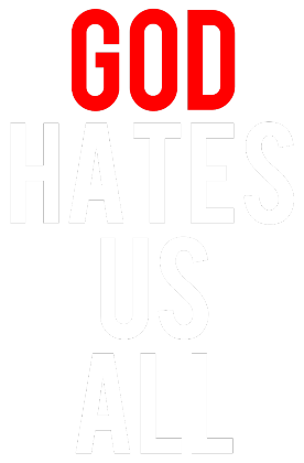 Nadruk Californication - God hates us all - Przód