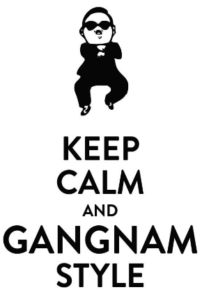 Nadruk HIT!  Gangnam Style WERSJA 1 - Przód