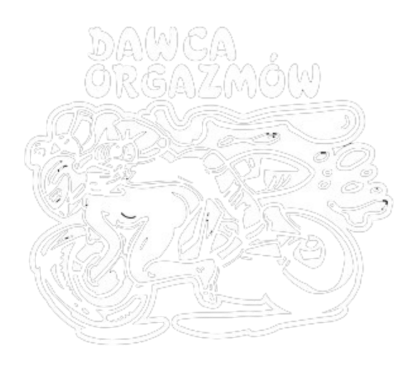 Nadruk Dawca orgazmów - Przód