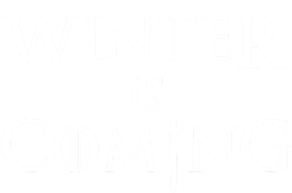 Nadruk Winter Is Coming III - Przód