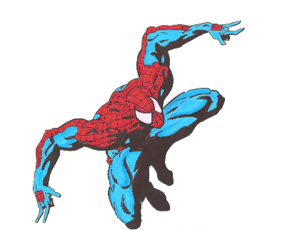 Nadruk Spider-man - Przód