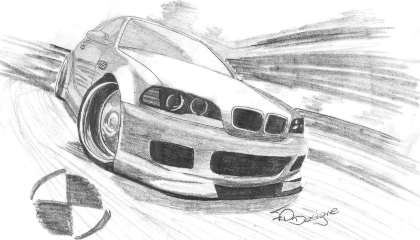 Nadruk BMW E46 - Przód