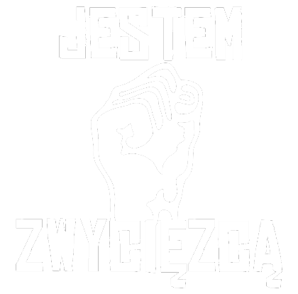 Nadruk Jestem zwycięzcą - Przód