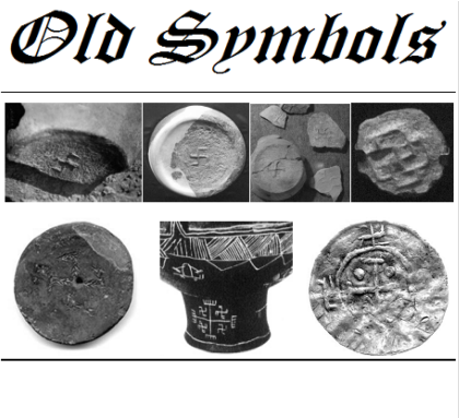 Nadruk Luxury Style Old Symbols 01 - Przód