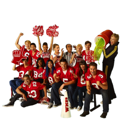Nadruk Glee Cast II - Przód