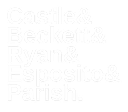 Nadruk Castle Cast Names - Przód