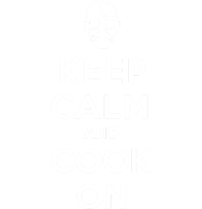 Nadruk Heisenberg Keep Calm and Cook On - Przód