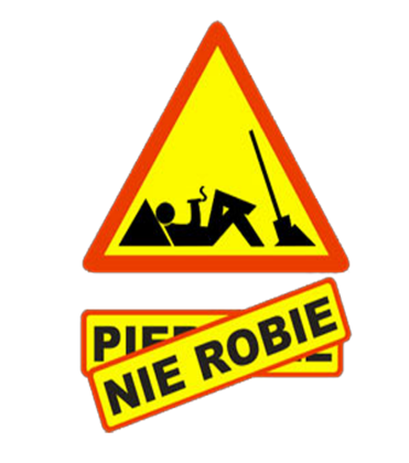 Nadruk Pierd#le nie robie - Przód