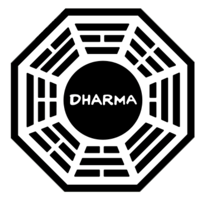 Nadruk Dharma Initiative - Przód