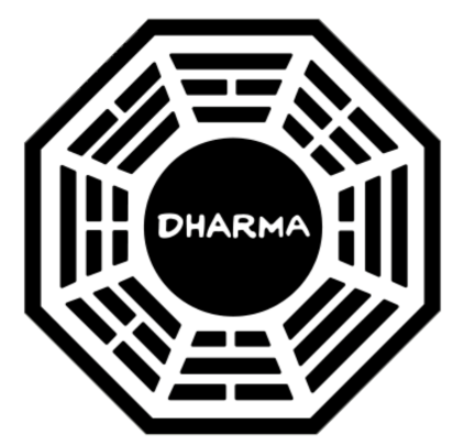 Nadruk Dharma Initiative - Przód