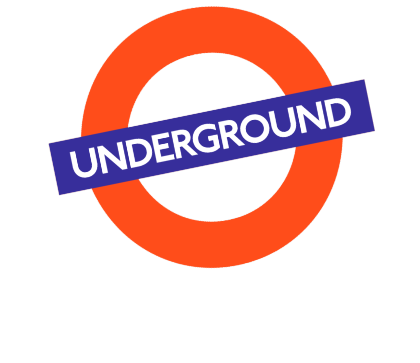 Nadruk Underground - london metro - Przód