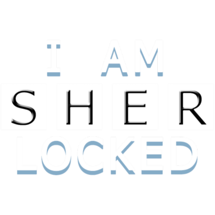 Nadruk I Am Sherlocked - Przód