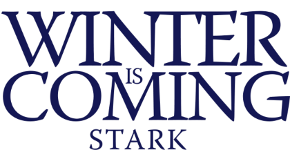 Nadruk Winter is Coming Stark