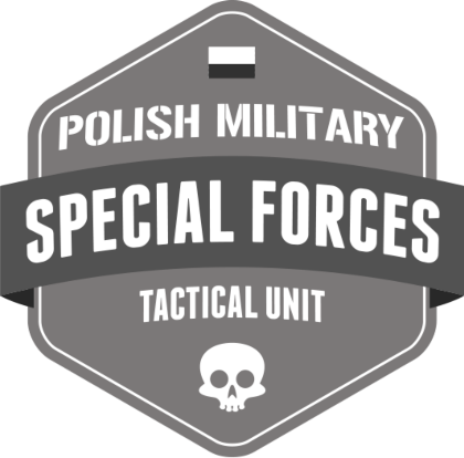 Nadruk Polish Special Forces - Przód