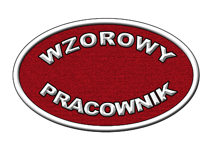 Nadruk T-shirt WZOROWY PRACOWNIK - Przód