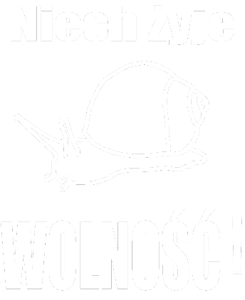 Nadruk Damski T-shirt Niech Żyje Wolność - Przód