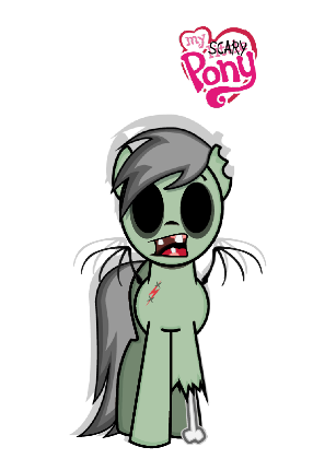 Nadruk My Scary Pony - Przód