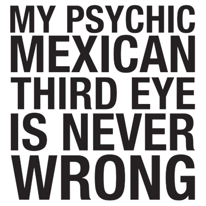 Nadruk Mexican Thrid Eye - Przód